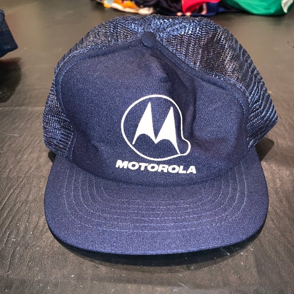 Motorola Logo Blue Snapback